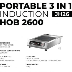 Kompor Induksi Listrik Portable 3 in 1