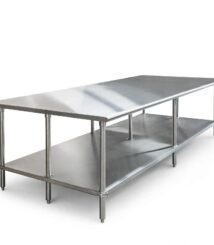 meja prep island stainless custom ukuran bentuk dan model